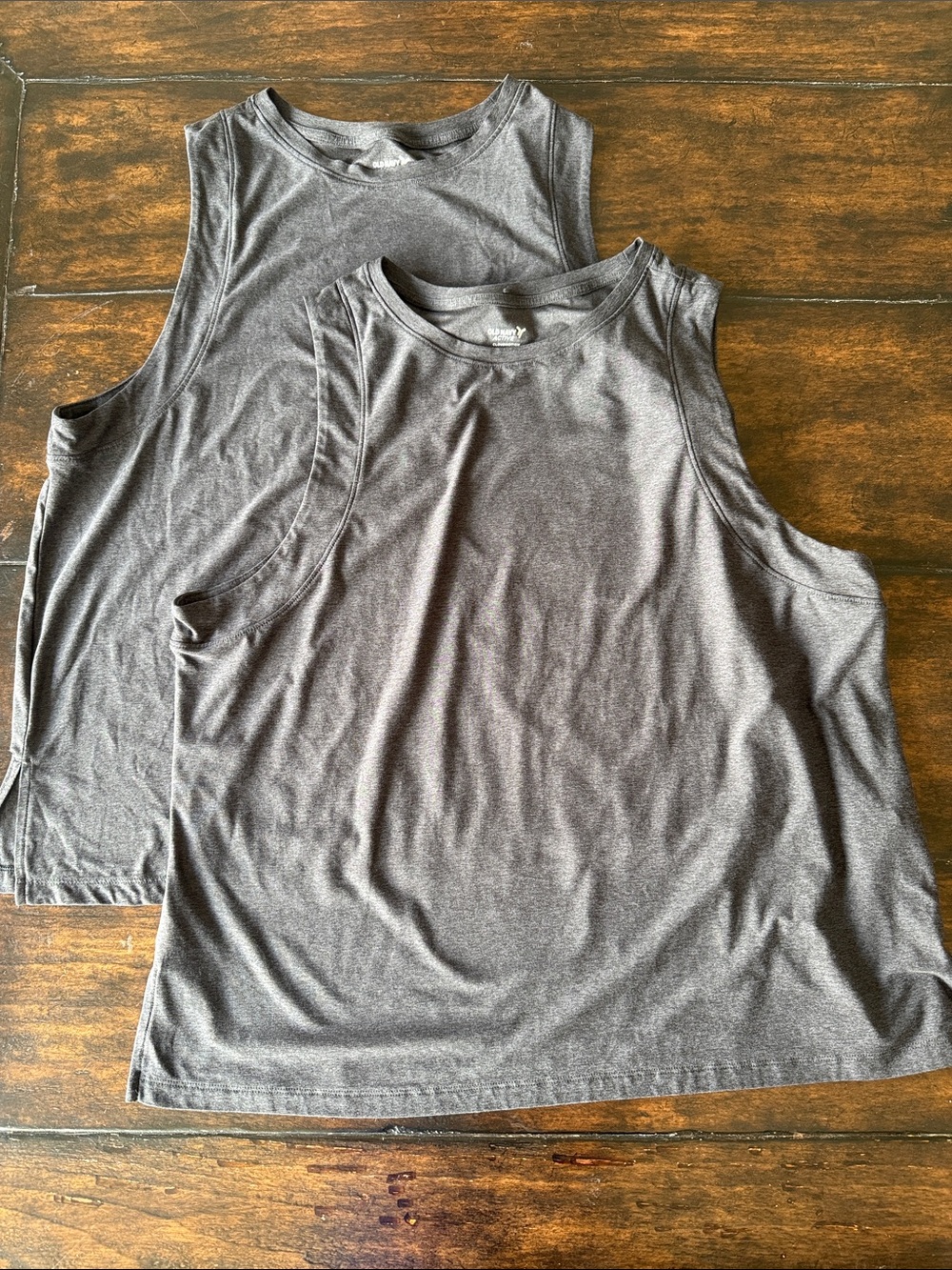 Old Navy Charcoal Gray Women's Tank Tops - 2 Pack